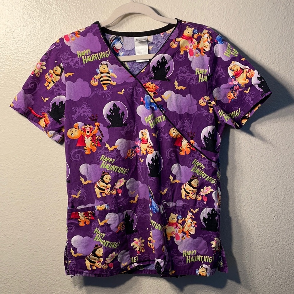 Winnie the Pooh Halloween Disney scrubs